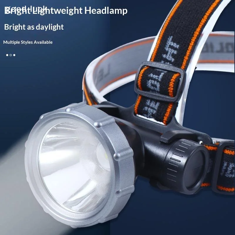 AnswerLED Strong Light Headlight USB Rechargeable Super Bright Head Flashlight  Lighting Modes Camping Fishing Running Headlamp