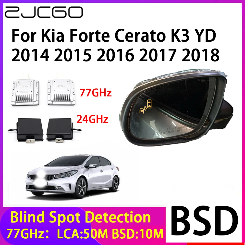 

ZJCGO Car Blind Spot Detection BSD Mirror Rear Radar Detection System for Kia Forte Cerato K3 YD 2014 2015 2016 2017 2018