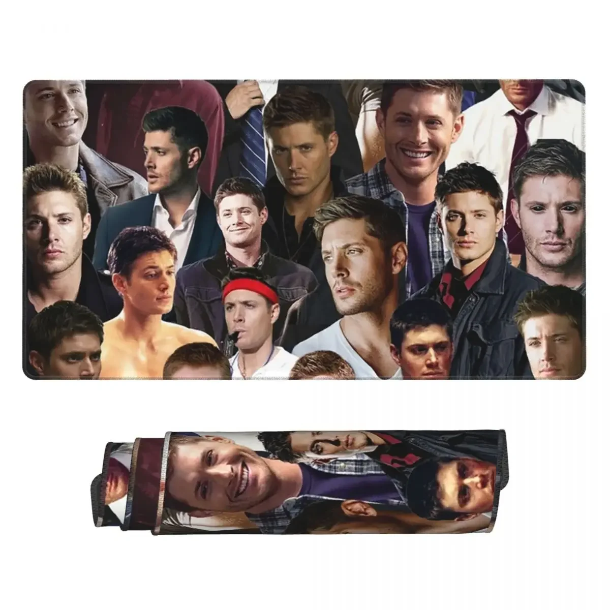 Large Mouse Pad Dean Winchester Collage Gamer PC Laptop Mats Keyboard Carpet Computer Gaming Office Accessories Desk Mat
