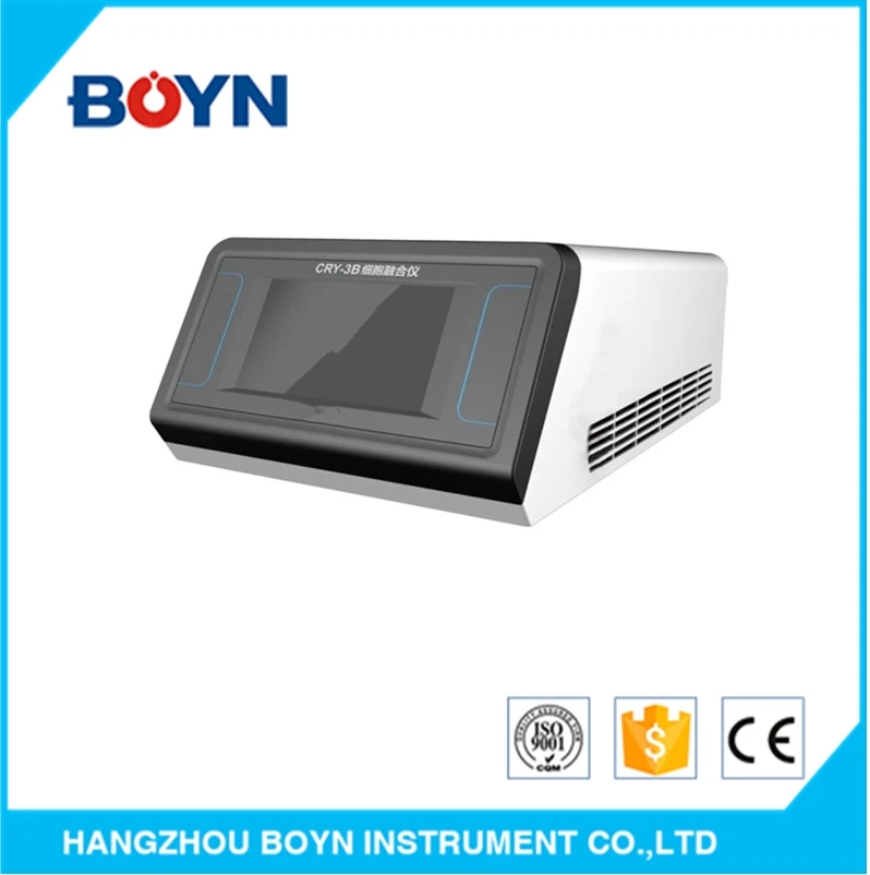 CRY-3B Laboratory Electric touch screen cell fusion instrument With fusion flat electrode for cell hybridization and cell fusion