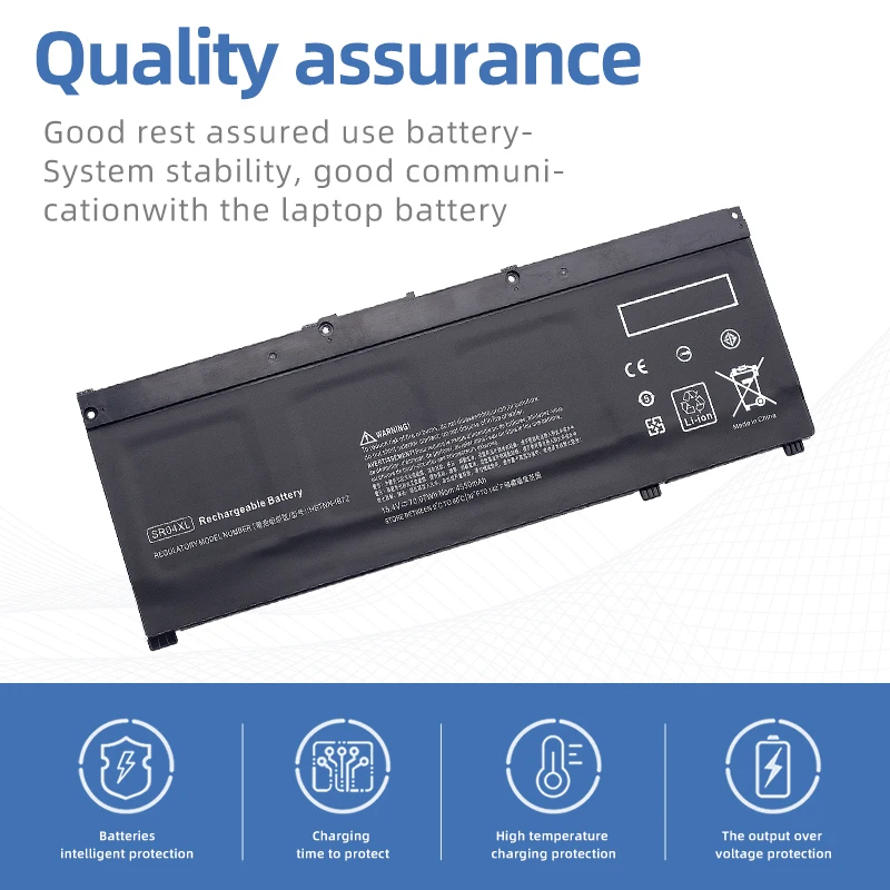 SUOZHAN SR04XL Laptop Battery for HP OMEN 15-CE 15-CB 15-CE015DX 15-CB014ur TPN-Q193 TPN-Q194 TPN-C133 HSTNN-DB7W 917724-855