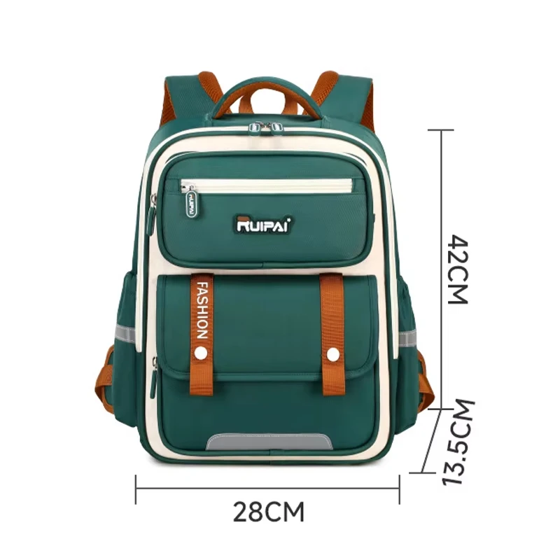 42x28x13.5cmFactory Elementary Student Backpack, Primary School Bags For Girls, Backpacks For School Boy,Spine Protect Mochilas