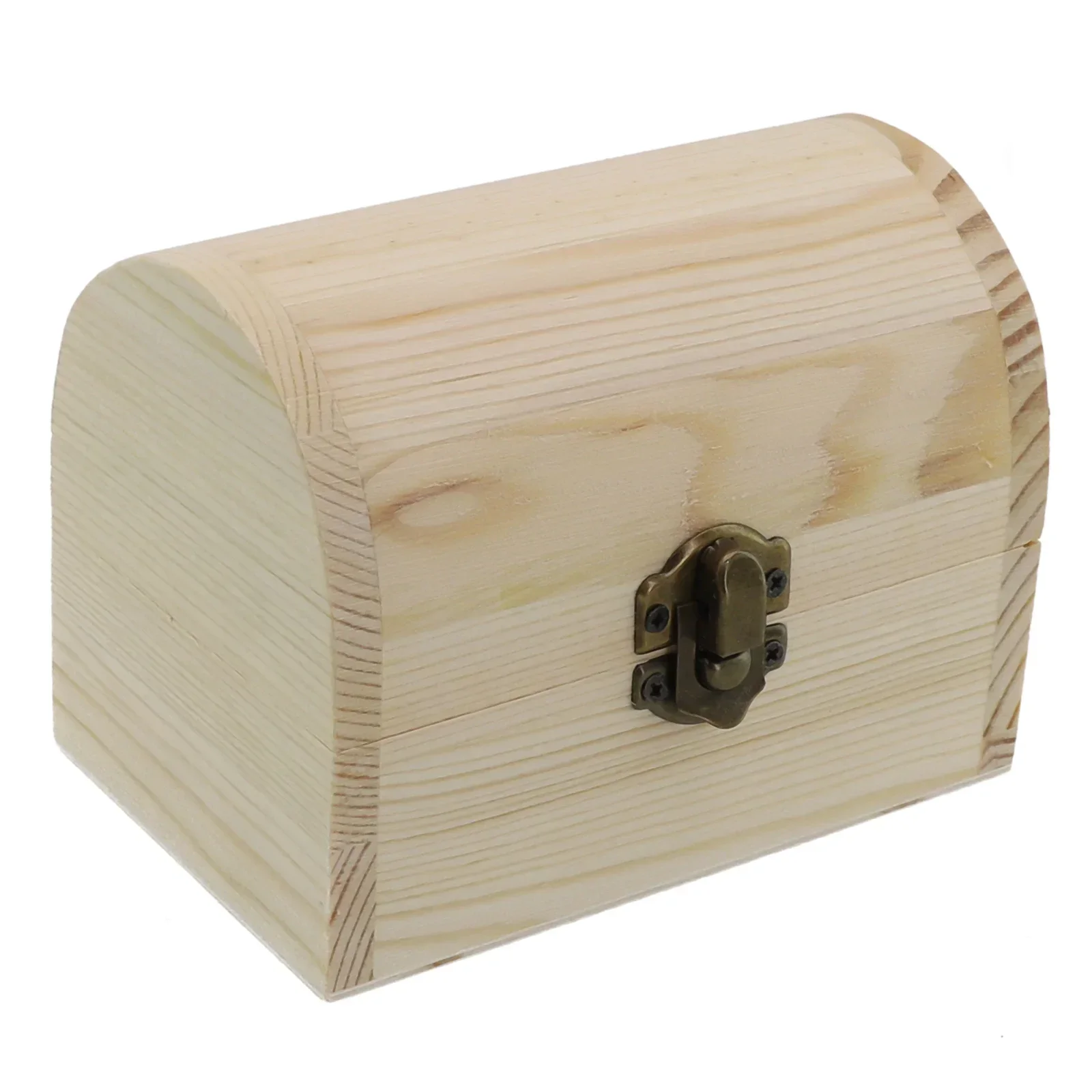 1x Đồng Bằng Gỗ Gỗ Hình Vòng Cung Móc Hộp Bảo Quản Thủ Công Hộp Quà Tặng Gia Đình Đa Năng Trang Sức Đồ Lặt Vặt Mỹ Phẩm Hộp Lưu Trữ