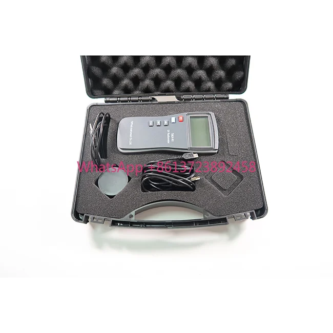 HOT Selling UV Radiometer TMUV-R1 Dual Channel Ultraviolet Irradiance Meter UV Light Ultraviolet Illuminometer High Resolution