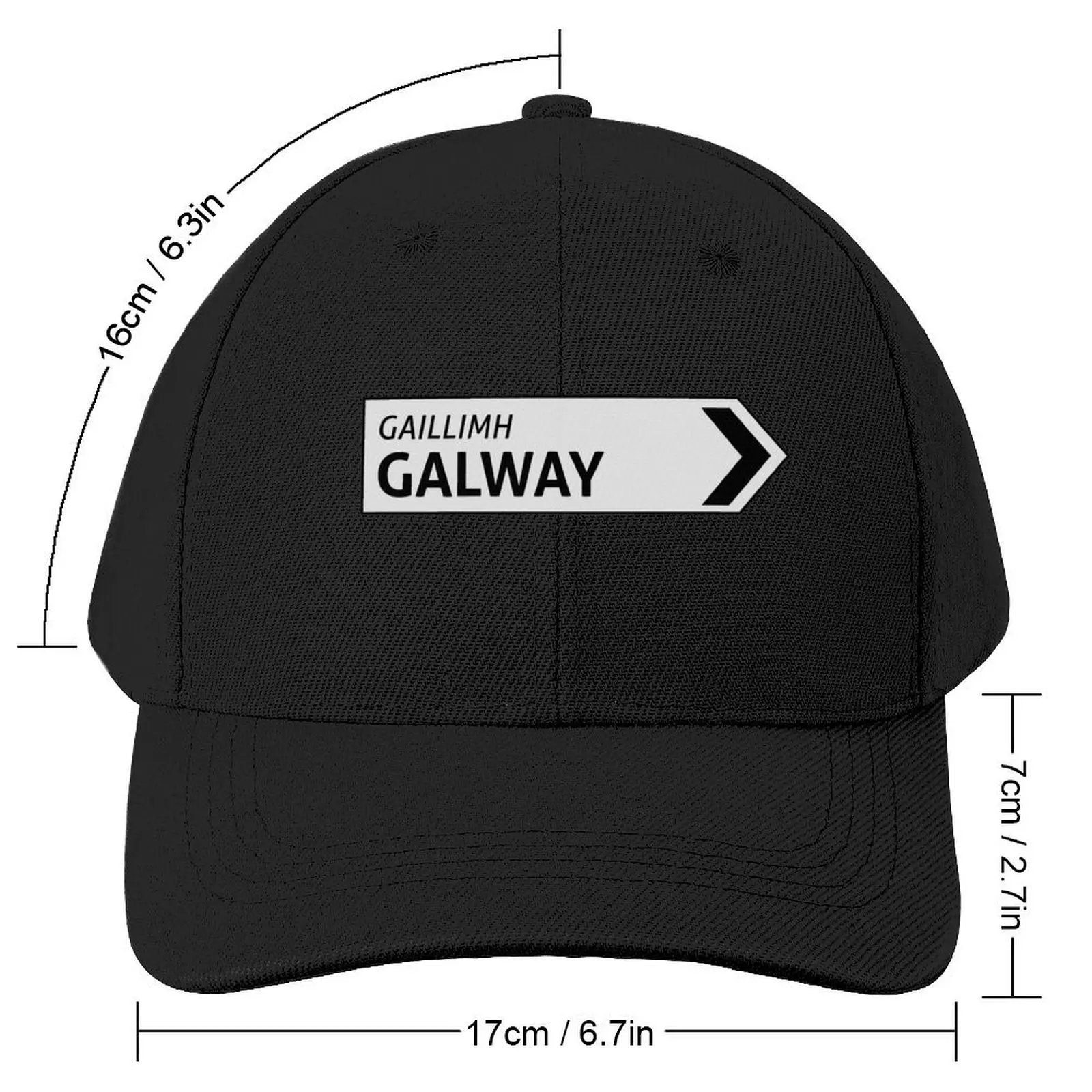 Galway Irish Sign Post Baseball Cap Custom Cap Luxury Cap funny hat Kids Hat Caps For Women Men's