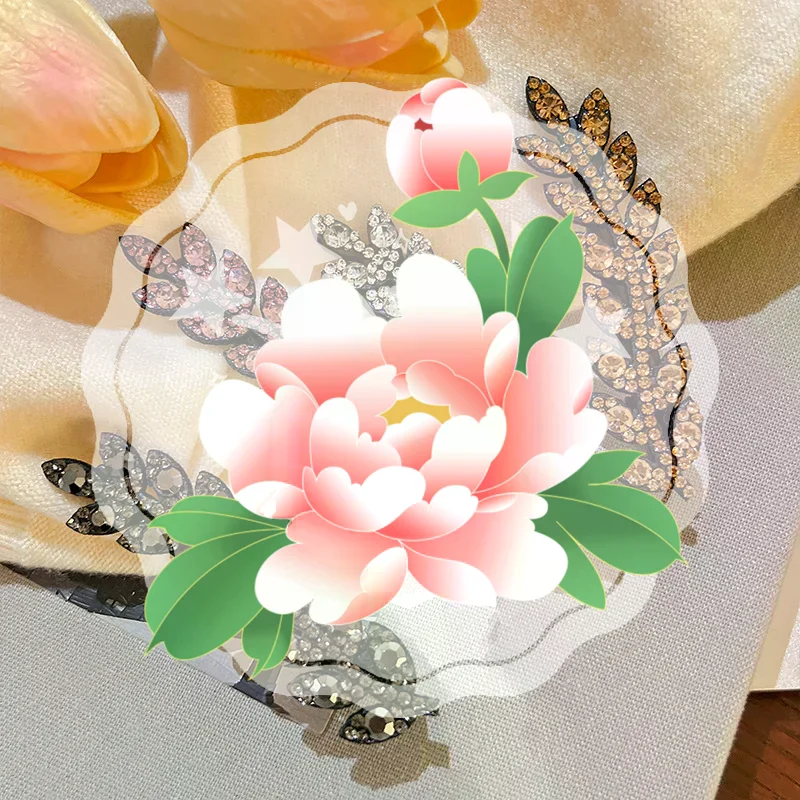 إكسسوار شعر أنيق، مشبك شعر متألق، دبوس شعر عصري لامع من حجر الراين، مشبك شعر على شكل قمح