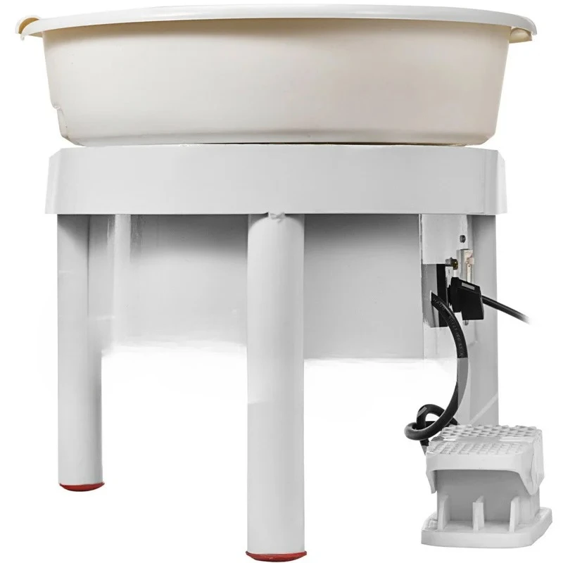Electric Triangle Ceramic Foot Drawing Machine With Foot Pedal 350W Household Electric Pottery Wheel Machine