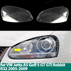 Car Headlamp Cover Headlight Lens Glass Cover Lampshade Bright Shell Lens Covers For VW Golf 5 MK 5 Jetta A5 GT GTI R32 2005-09