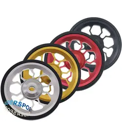 Liteproelite Bike Easy Wheel Large 61mm Spider Shape Easy Wheels Enlarged Modified Bearing Rolling Wheel For Brompton Bicycle