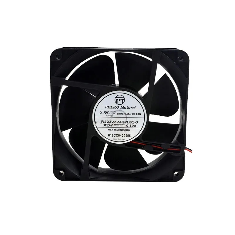 

NEW ORIGINAL R1232X24BPLB1 24V 0.39A 12038 120*120*38mm 12cm COOLING FAN RADIATOR