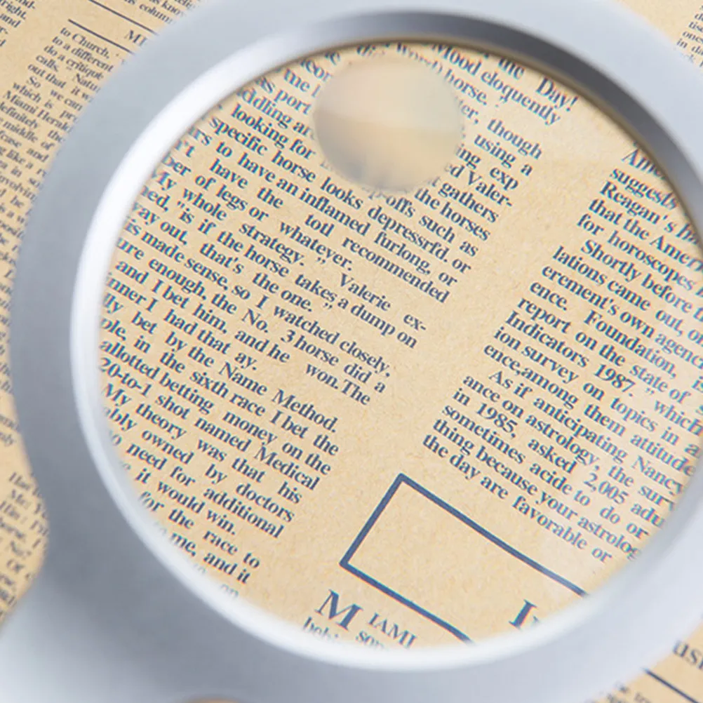 

Светодиодная лупа с подсветкой, ручная, с мощной и четкой линзой для чтения карт, книг, марок, монет, ремонта электроники, для дома и офиса