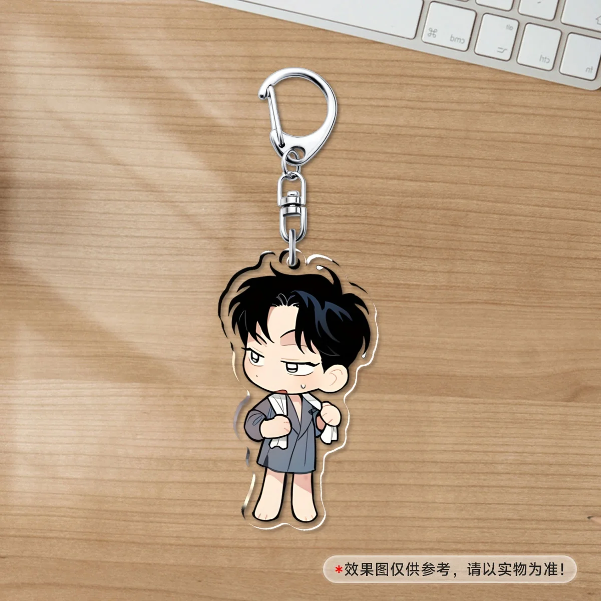 Hot Korean Cartoon BL Manga Anime Roses and Champagne keychain Fans Collection Jewelry Gift