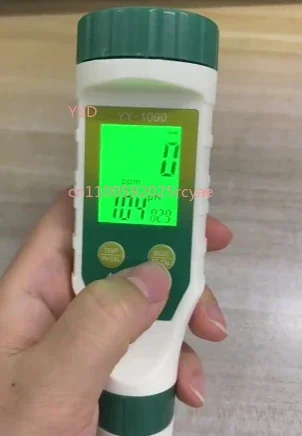 YY-1090 5-in-1 Water Quality Tester - PH, Salinity, EC, TDS, Large Screen, Aquaculture Testing Pen
