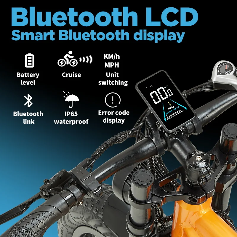 PULUMA PH003 2000W Dual-Motor E-Bike, 48V 20Ah Batterie, Hydraulische Bremsen, 7-Gang 30 °   Hill Climb 200kg Maximalbelastung Erwachsenen-Stadtfahrrad mit Elektromotor