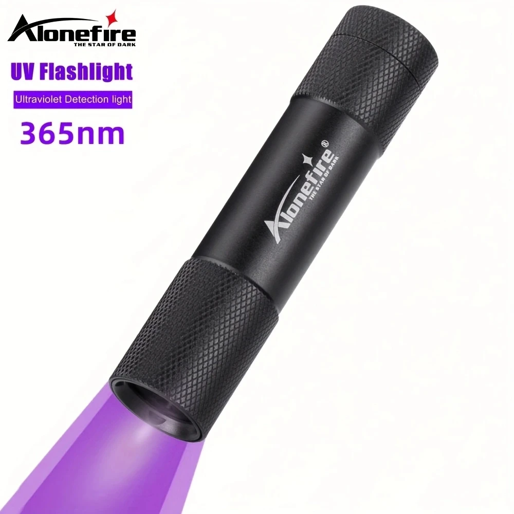 365nm UV LED Black light Mini flashlight Cat Tinea Pet Urine Stain Marker Leakage Ore Money Scorpion Fluorescent Detection Torch