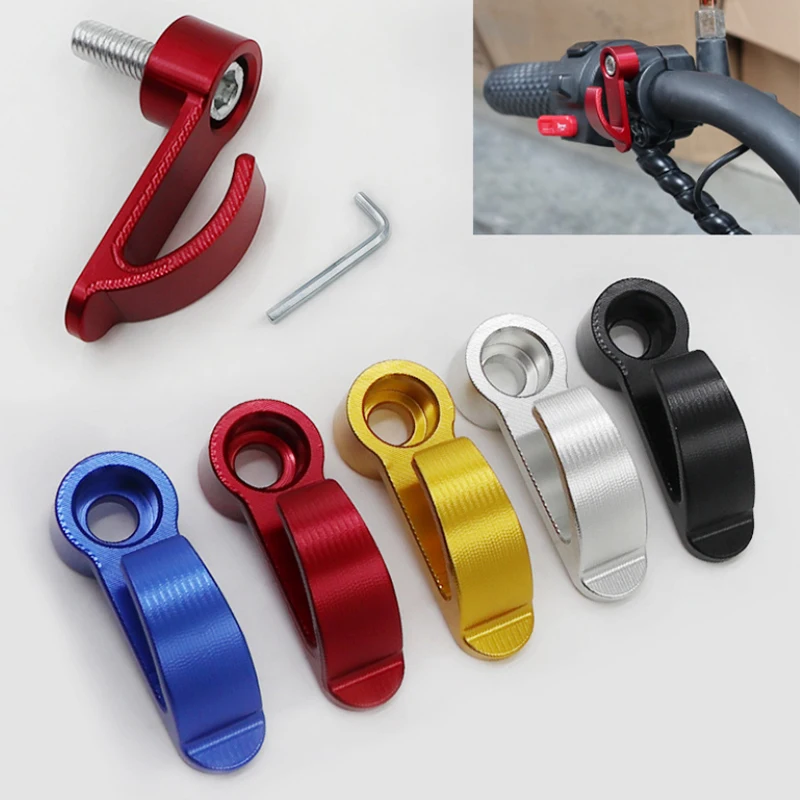 [MC]Universal Motorcycle Hook Aluminium Alloy Helmet Hook Single Hole Hook For Dirt Bike Electric Scooter Motorcycle