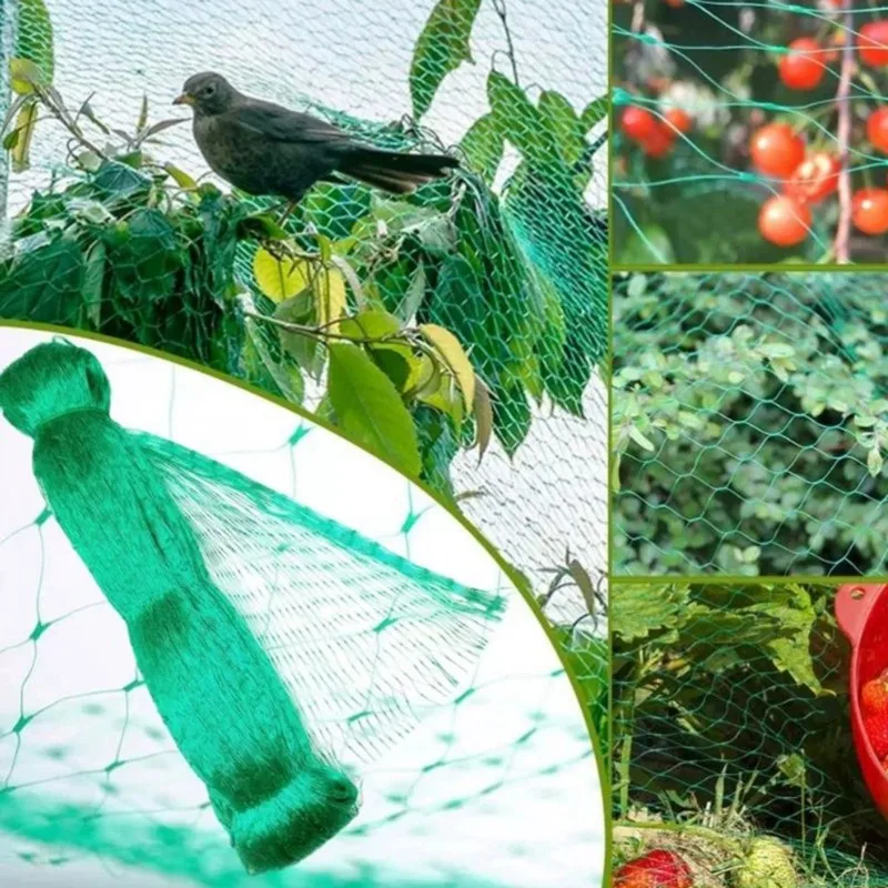 

【ALLOWANCE】Green Protective Bird Netting 15X15mm 2X30m Garden Net For Trees, Shrubs, Berries, Seedlings And Other Plantings