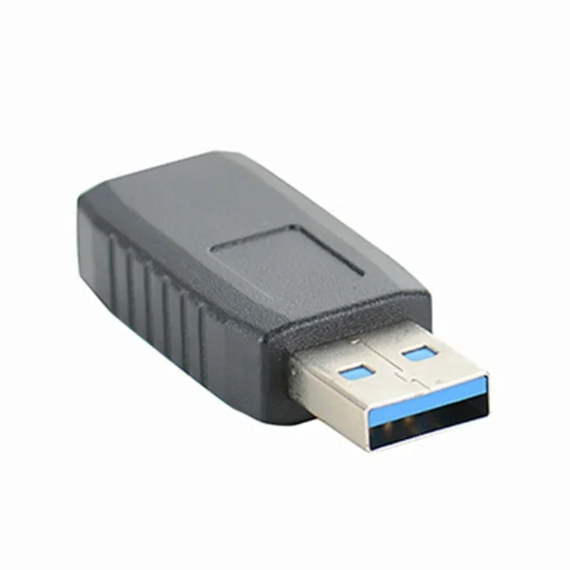Adequado para computador portátil, durável usb 3.0 macho para fêmea adaptador conector extensor conversor de acoplador mf, preto