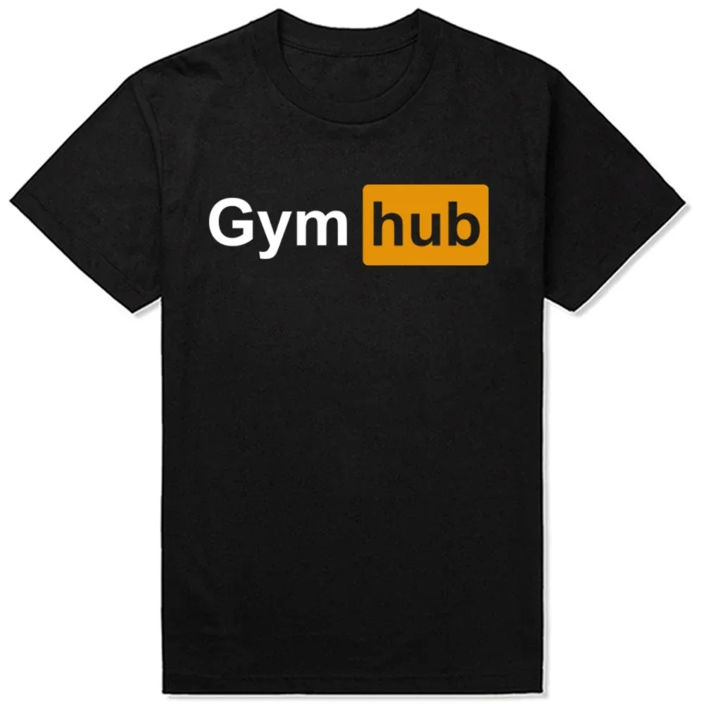 Funny Gym Hub T Shirts Summer Deadlift Weightlifting Streetwear Cotton Euro Size Adult Humor Joke Casual Oversized Unisex Tees