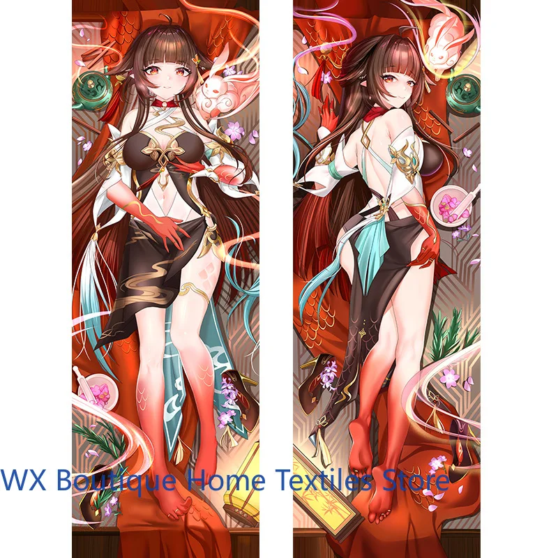 

Аниме dakimakura Honkai Star Rail Lingsha DIY персонализированное домашнее постельное белье наволочка