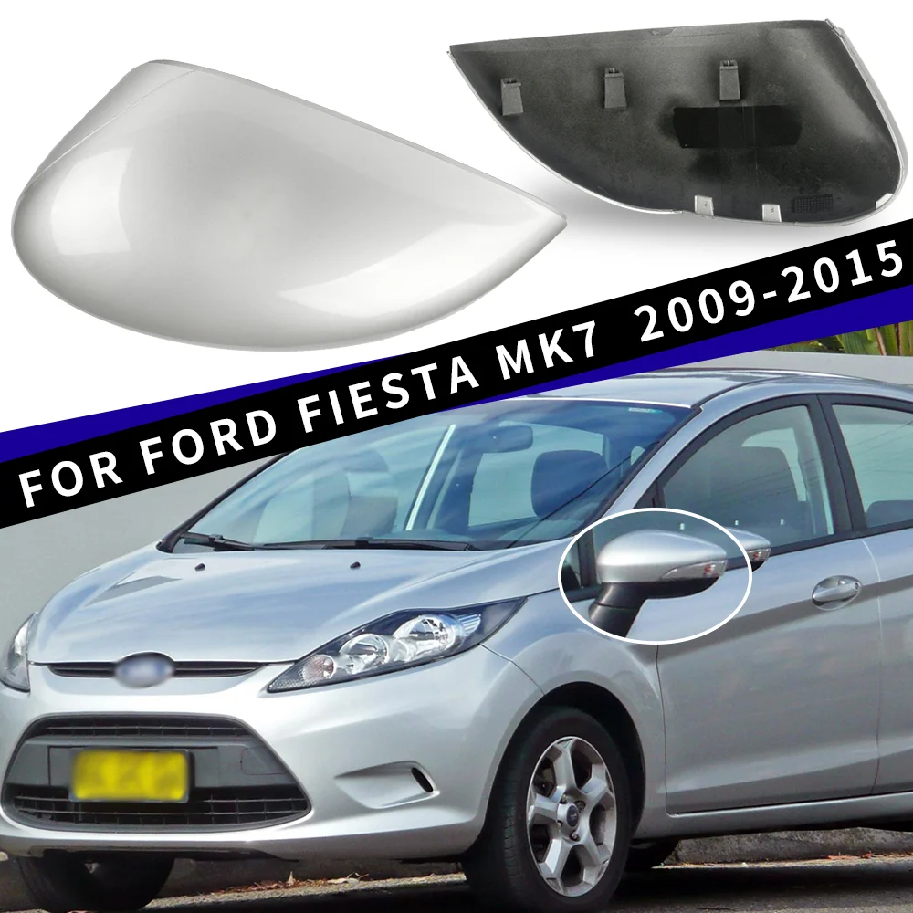 Rearview Mirror Housing Cover For Ford Fiesta MK7 2009-2015 Car Exterior Parts, Left and Right Available