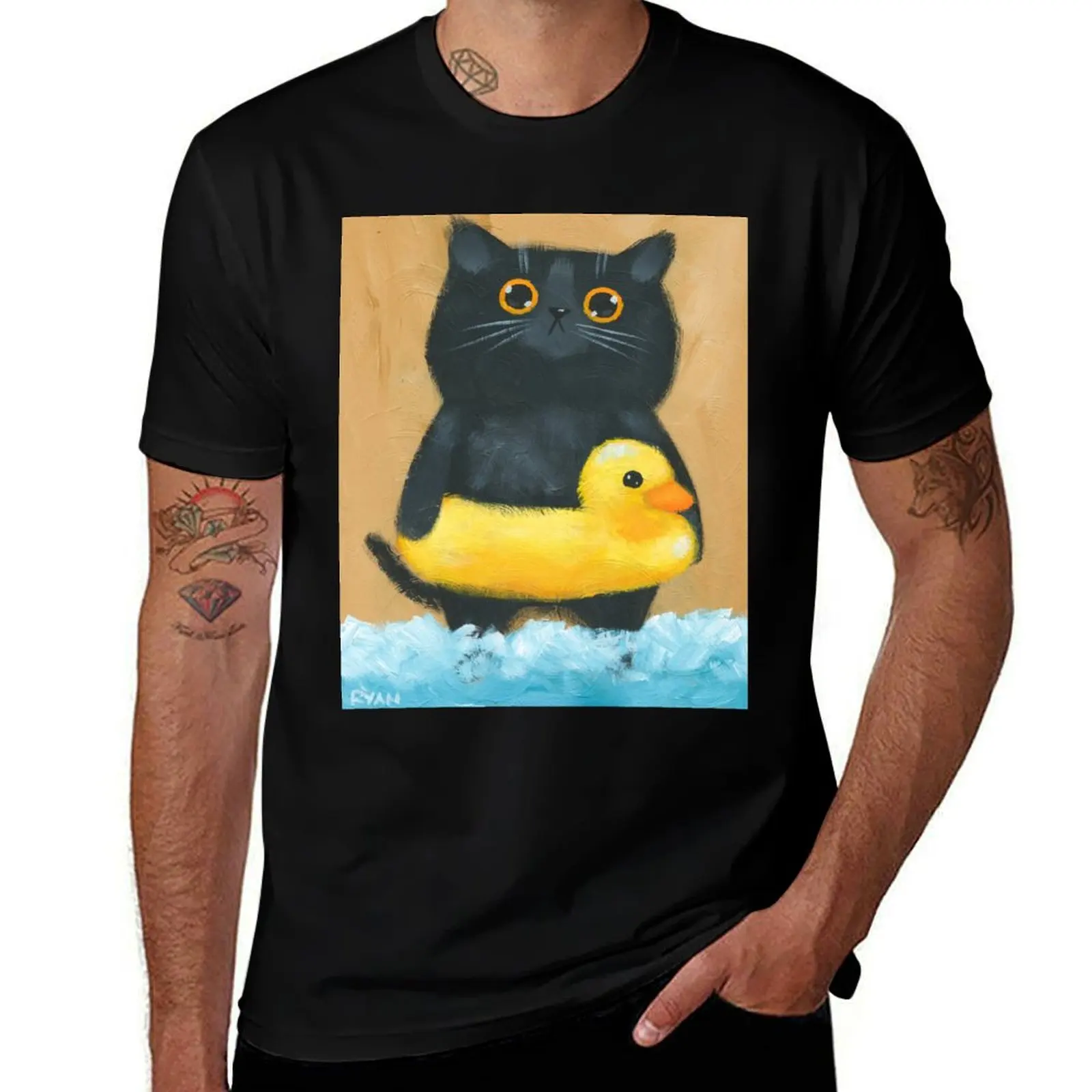 At The Beach Rubber Ducky T-Shirt Quick Dry Training Short Sleeve Tee T-Shirt