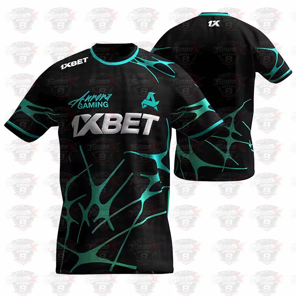2026 New Aurora Esports Club New Summer Cs2 Esl Professional League Training Jersey Player Customized T-shirt Fan Gift Top