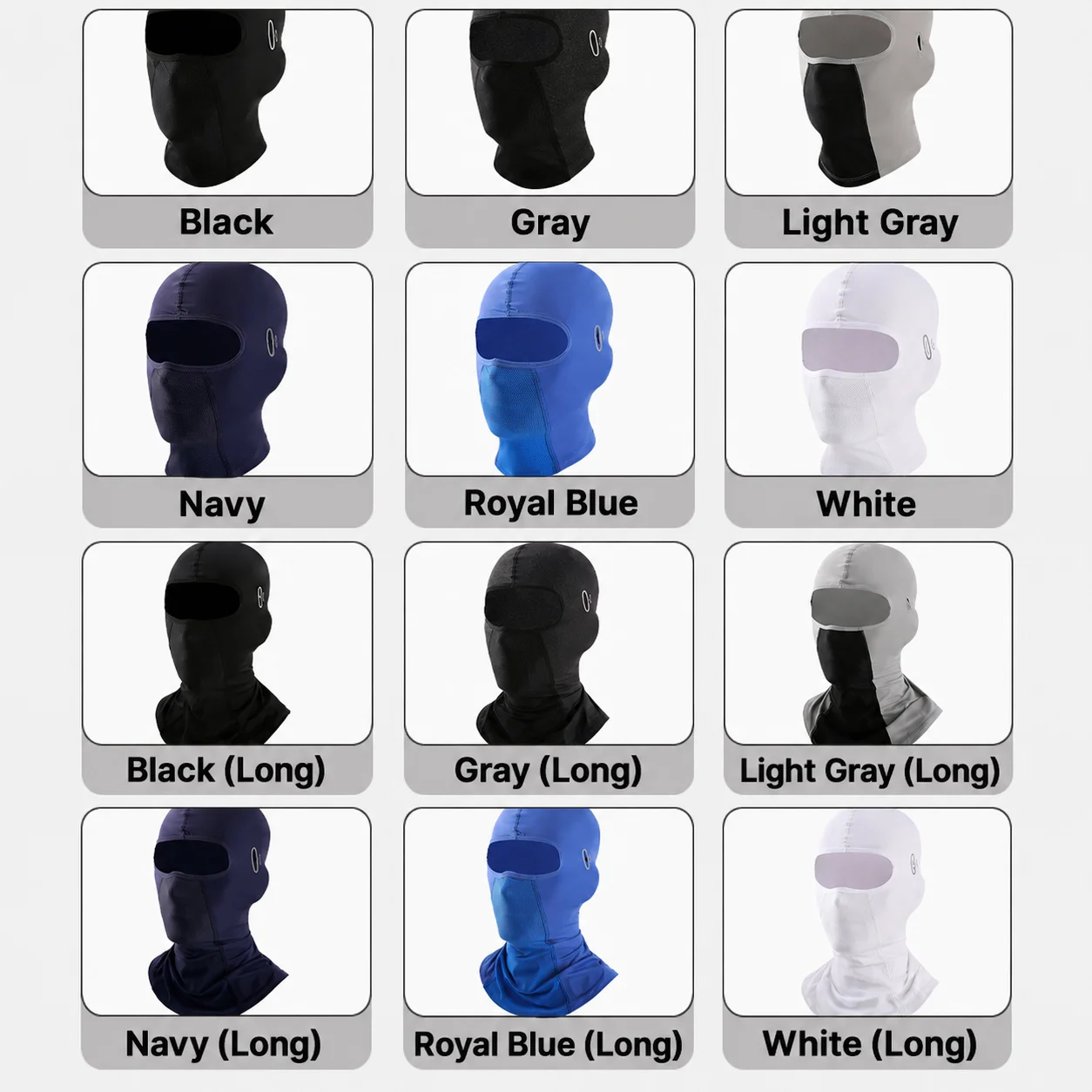 Outdoor Cycling Mask Moisture Wicking Uv Headwear Breathable Balaclava Breathable Quick Dry Face Mask For Camping Running Men
