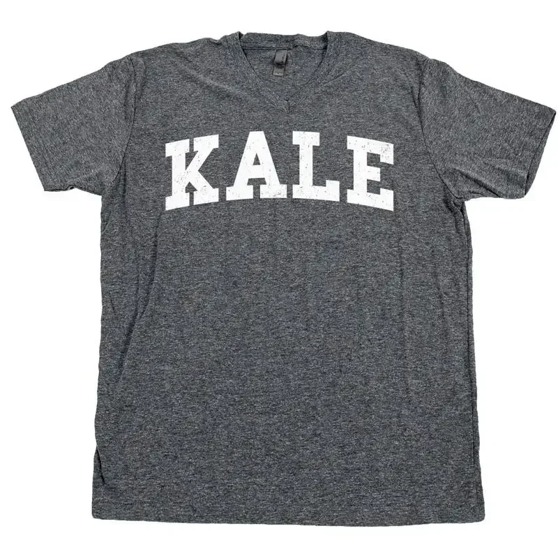 KALE T shirt Veggie Lover Farmers Market Paleo Herbivore Plants Are Friends