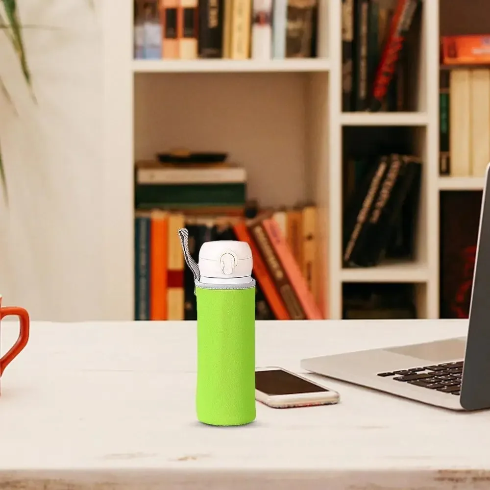 Neoprene Vacuum Cup Insulator Sleeve Collapsible Elastic Insulator Bottle Sleeve Bag Anti-fall Protective