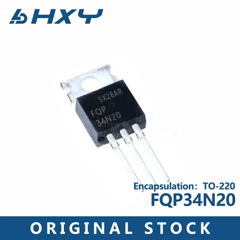 5PCS FQP34N20 200V 31A N-channel TO-220 MOS FET