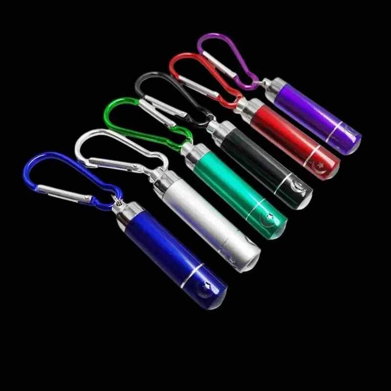 1Pcs Training Torch Fun Pet Cat Toy LED Aluminum Light Flashlight Pet Cat Toy Pointer Portable Outdoor Indoor Mini Flashlights