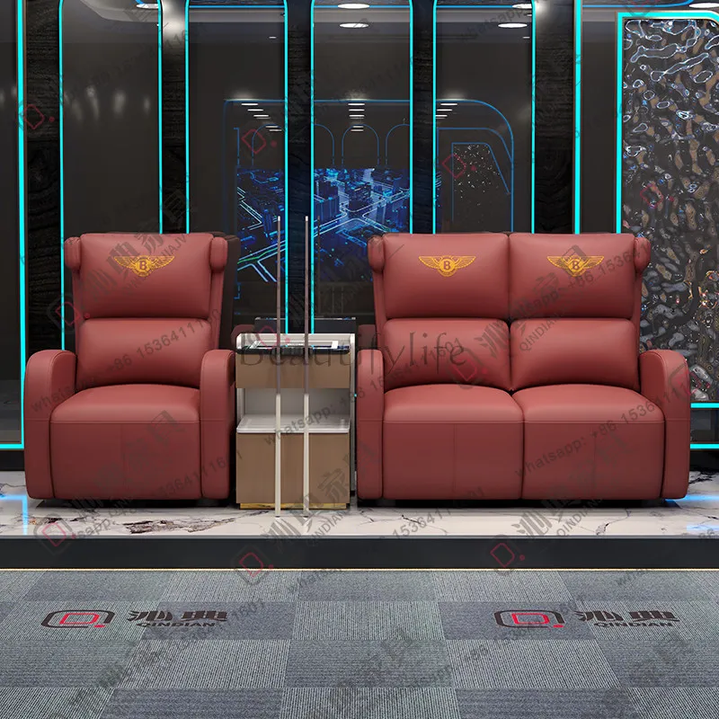 High backrest viewing chair Billiards hall box seating area dedicated watching sofa floor No pedal card seat