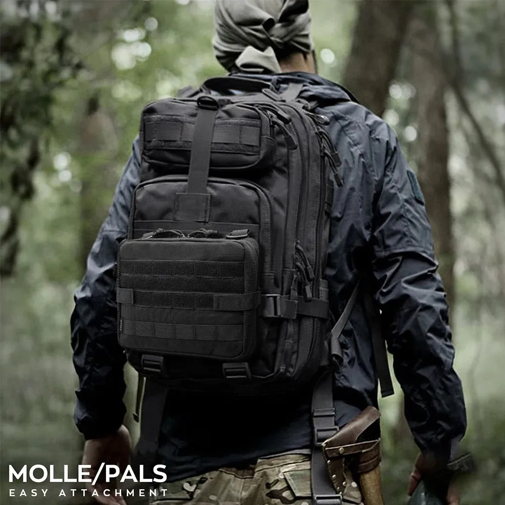 Taktische MOLLE Multifunktionstasche EDC Medizinische Ausrüstungszubehör Kleine Geräte-Organizer-Tasche für Wandern, Jagen, Angeln – Detail 25