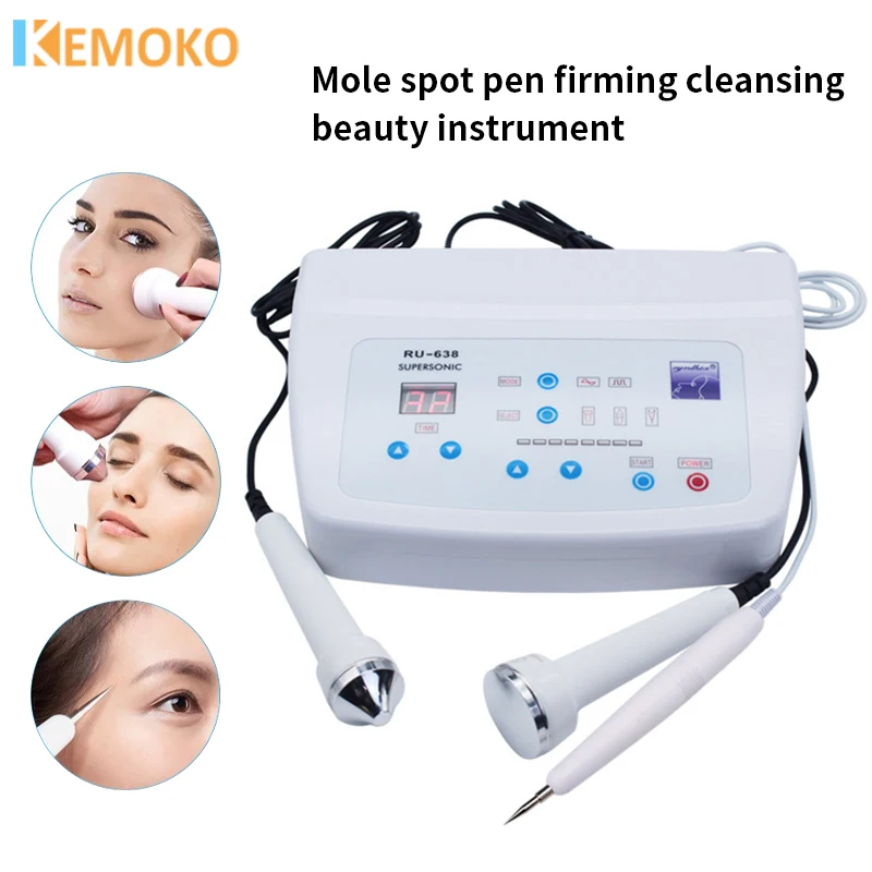 

3 In1 Ultrasonic Facial Machine Spot Tattoo Removal Anti Aging Ultrasound Facial Body Massage Skin Care Beauty Instrument