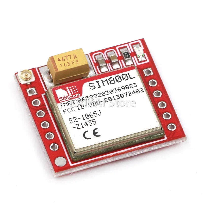 Smallest SIM800L GPRS GSM Module MicroSIM Card Core BOard Quad-band TTL Serial Port