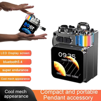 32GB Wireless Bluetooth Metal Mechanical Speaker LED Display Screen With RGB Desktop Subwoofer Support Calendar Alarm Clock