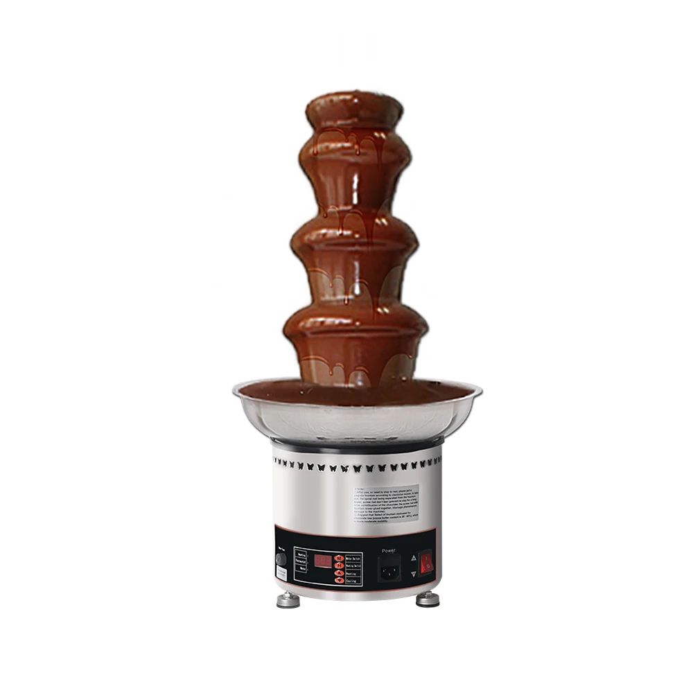 

Professional Chocolate Fountain Stainless Steel Cheese Fondue Fountain Sale