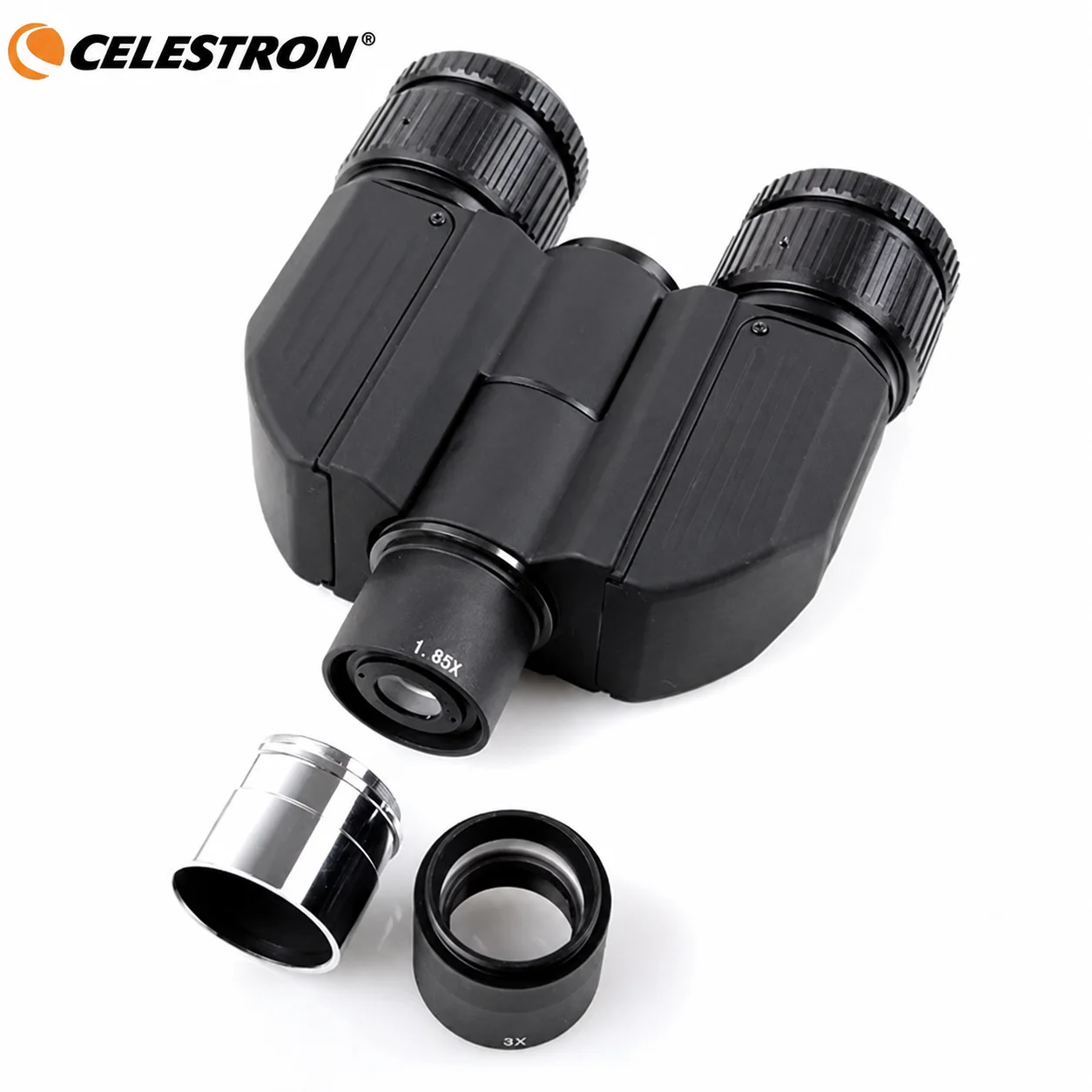 Celestron 1,25" 31,7mm Teleskop-Binoviewer mit 1,85X 3X Adaptern Doppelokular-Viewer für Mond- und Planetenforschung – Detail 3