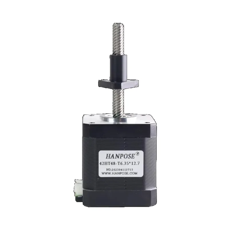 Trapezoidal Screw Motor 1.5a Nema17 42HT48-T6.35-12.7 Screw Length 200mm for CNC Laser and 3D Printer Screw Stepper Motor