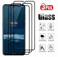 2/3Pcs Screen Protector Full Glue For Nokia 3.4 8.3 2.2 2.3 3.2 4.2 6.2 7.2 5.1 Plus 6.1 6 7 Tempered Glass Protective Film