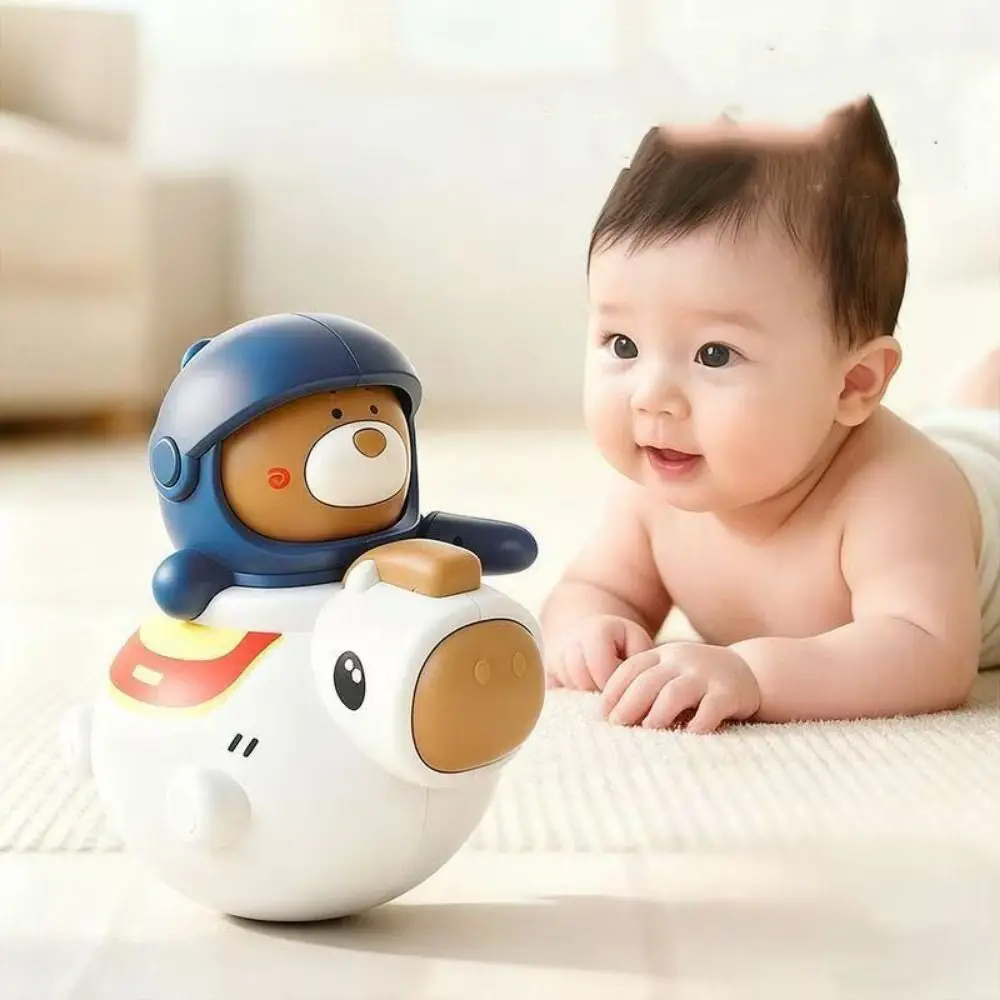 Artigianato carino Knight Tumbler Doll Toy Doll Handmade Knight Collezione di giocattoli a dondolo Mini Baby Knight Tumbler Toy Bambini Ragazze Ragazzi