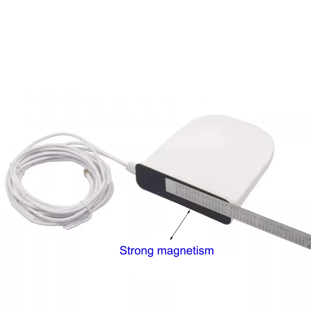 Antena de mesa de frequência dupla 2.4g e 5.8g, wi-fi 6e, roteador, placa de rede, 15dbi, base magnética de alto ganho, interface sma dupla