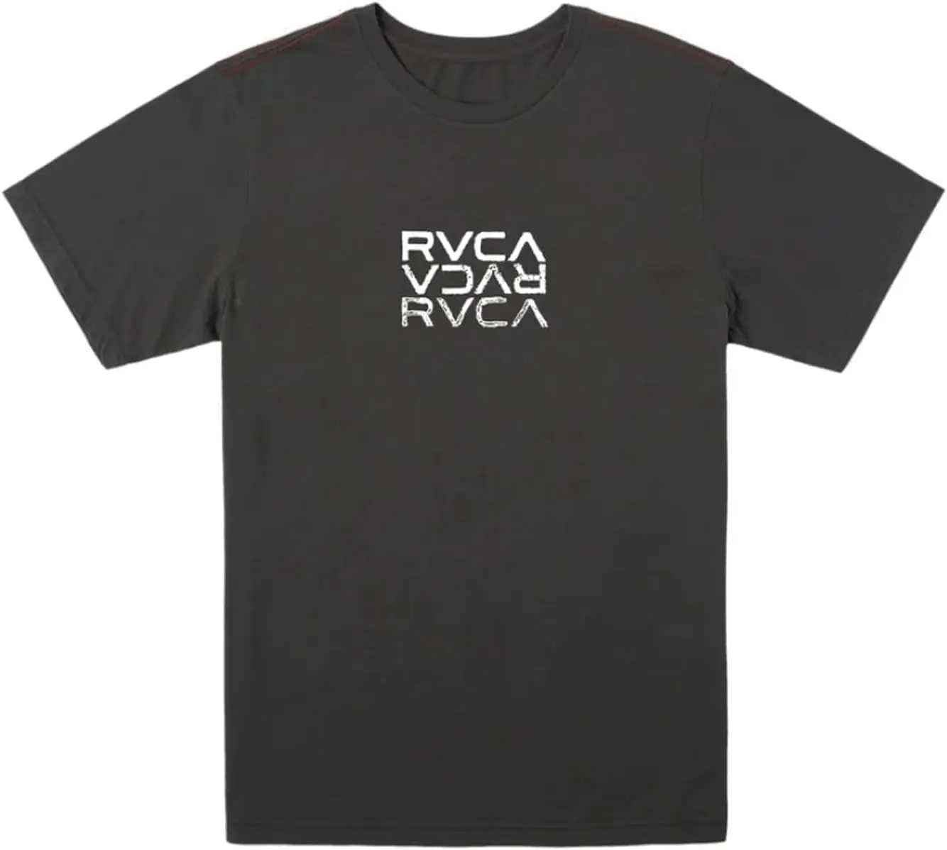 RVCA Men's Premium Red Stitch Soft Cotton Regular Fit Tee Shirt