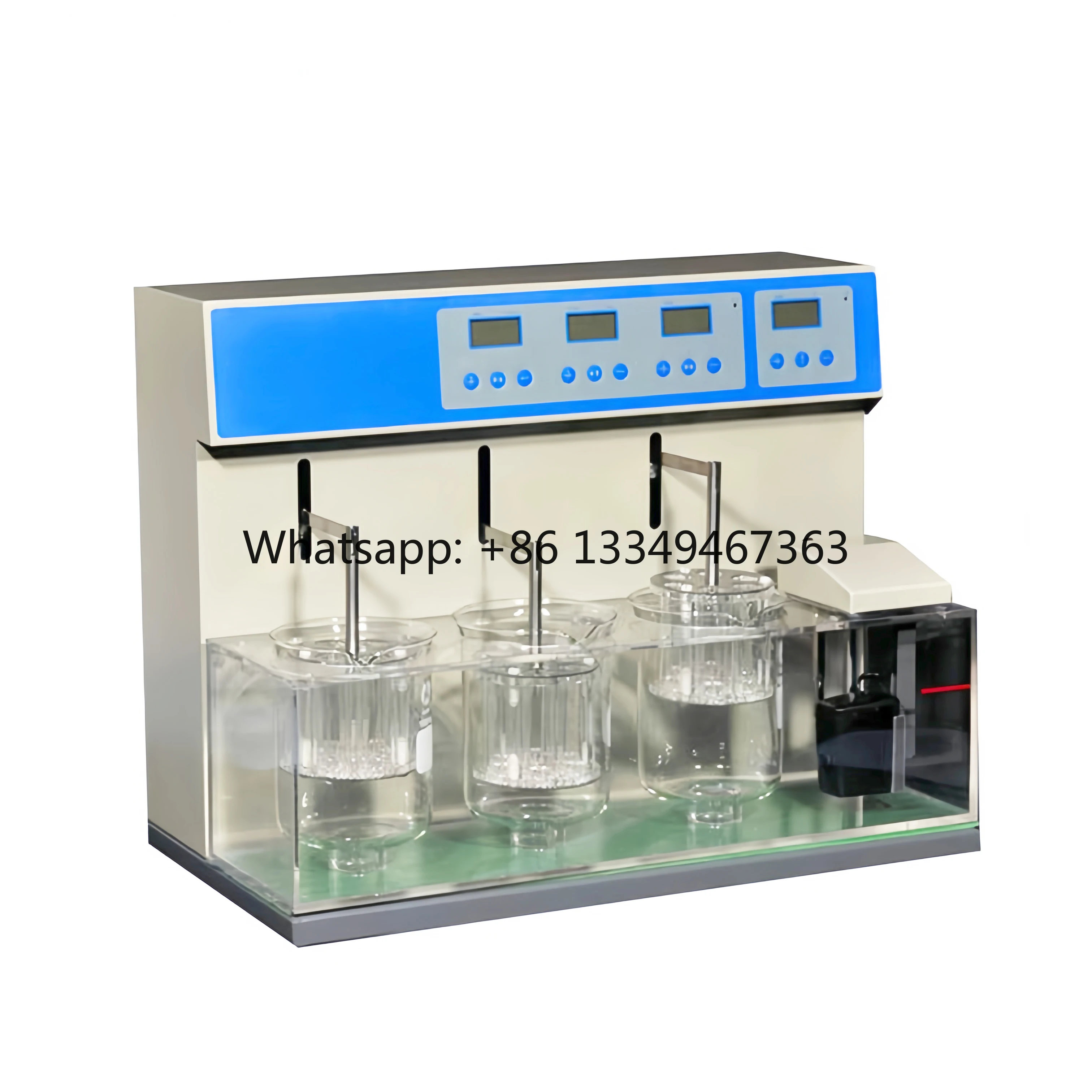 Lab Stainless Steel Four-Usage 4 Basket 1000ml Auto Diagnose Alarm Test Apparatus Time Limit Tablet Disintegration Tester