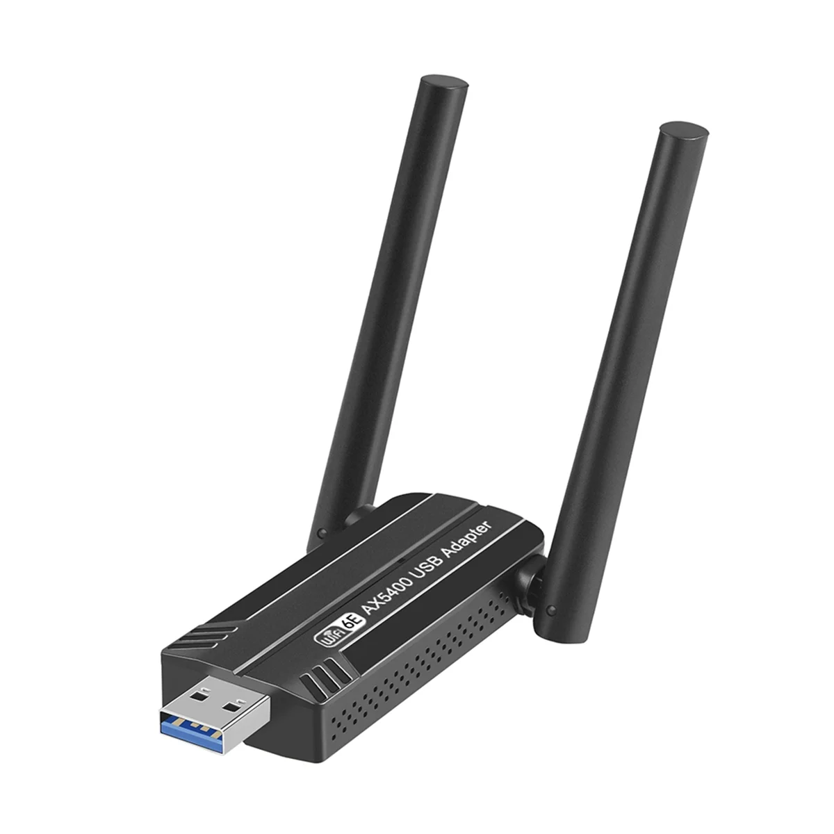 A04V WiFi 6E AX5400 USB Adapter Wireless WiFi Card Tri-Band 2.4G/5G/6GHz 5400Mbps USB WiFi6E Adapter for Win10&Win11