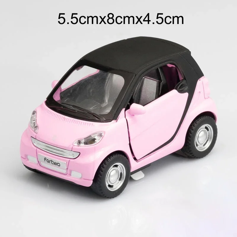 1:36 Smart Fortwo Toy Vehicles Diecast Model Cars-Toy For Children Metal Cars For Brithday Decoration