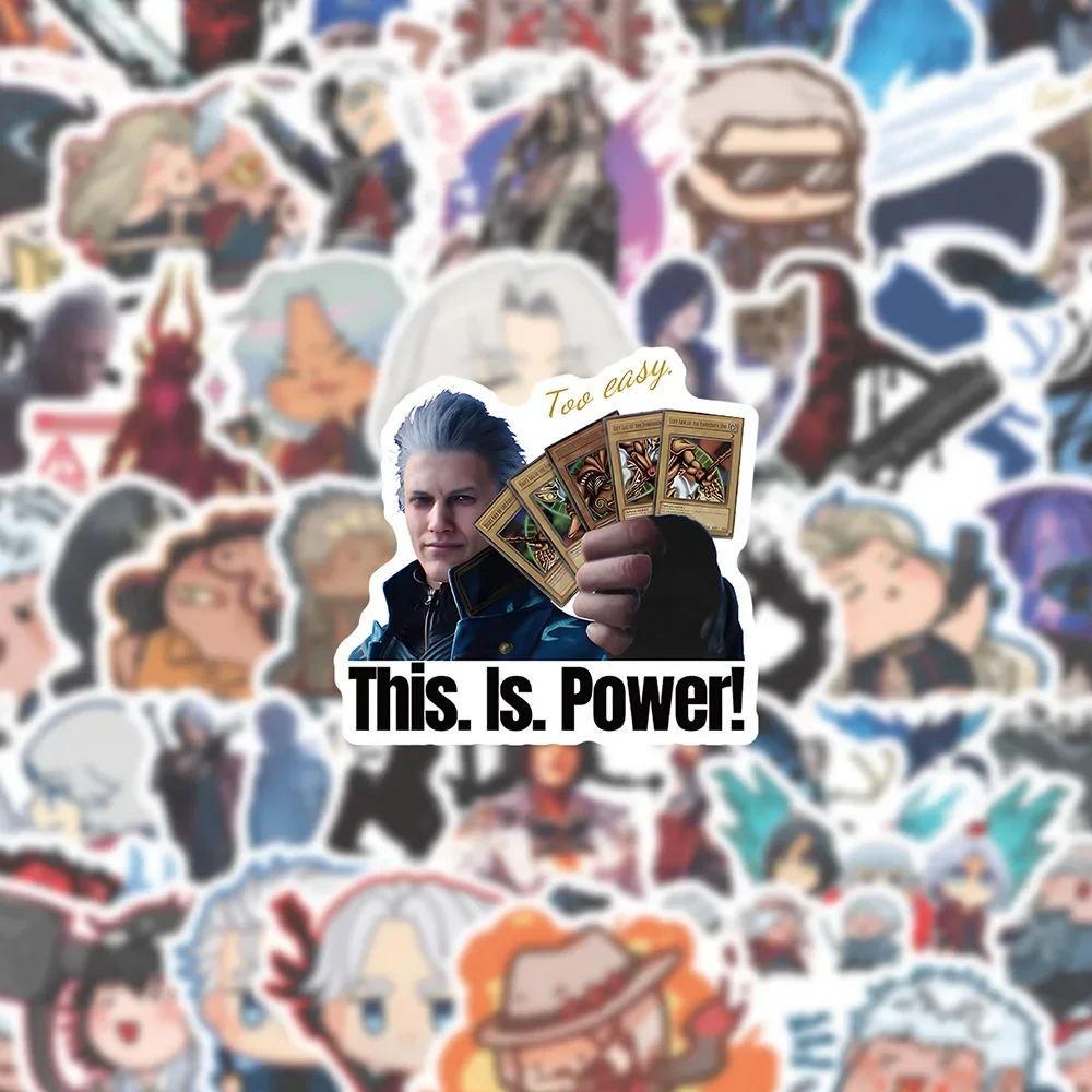 50pcs Game Devil May Cry Decorative Stickers