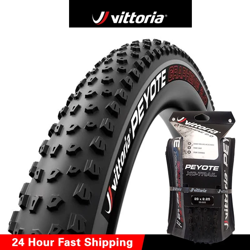 Vittoria peyote XC-RACE TLR 29/27.5 MTB  Graphene  2.0 4C Tubeless Folding Tire  29X2.25 Anti Puncture Mountain Bike Foldable