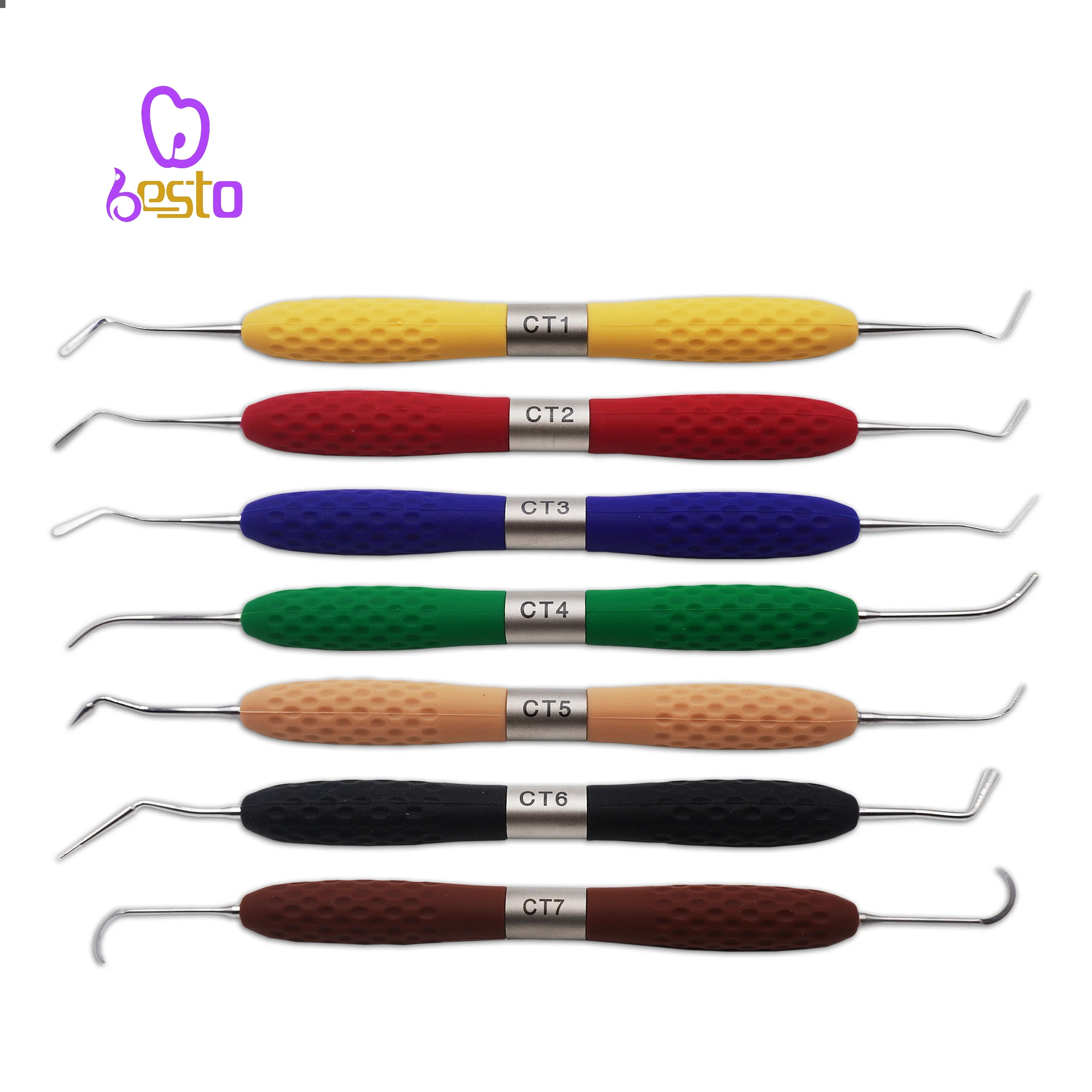 

den tal Resin Filler Aesthetic Restoration Kit for Resin Knife Plastic Double Ended Filler Instrument Dentist Filling Tools